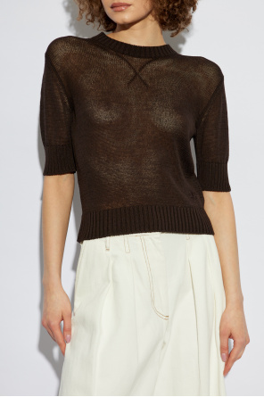 JIL SANDER+ Top con logo bordado