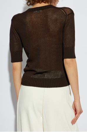 JIL SANDER+ Top con logo bordado