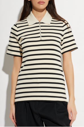 JIL SANDER+ Polo shirt with striped pattern
