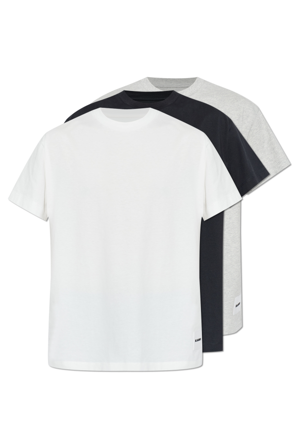 Set of three T-shirts with logo od JIL SANDER+