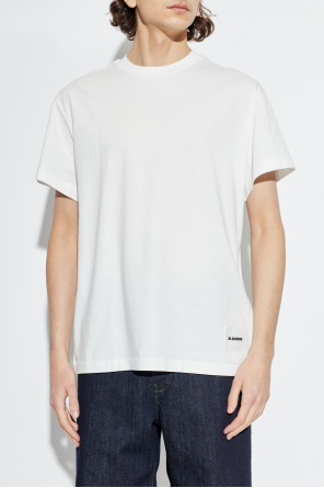 JIL SANDER+ Juego de tres camisetas con logo