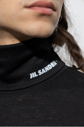 JIL SANDER+ Turtleneck sweater with logo