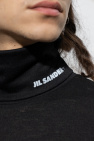 JIL SANDER+ BLACK Turtleneck sweater with logo