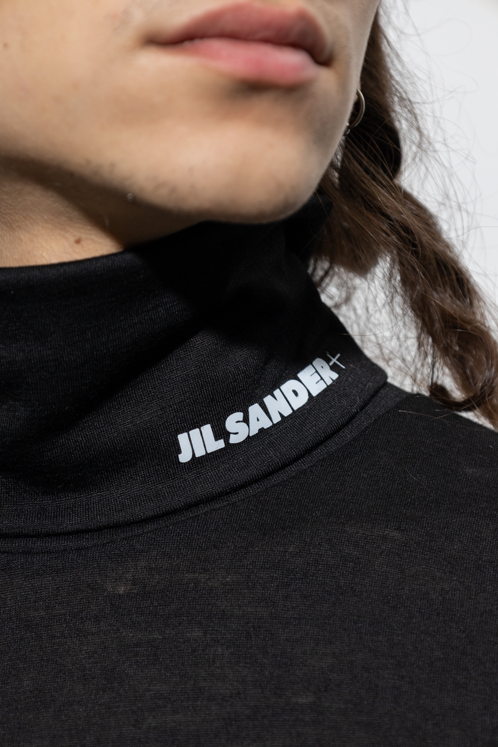 JIL SANDER+ Turtleneck sweater with logo