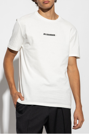 JIL SANDER+ Bawełniany t-shirt z logo