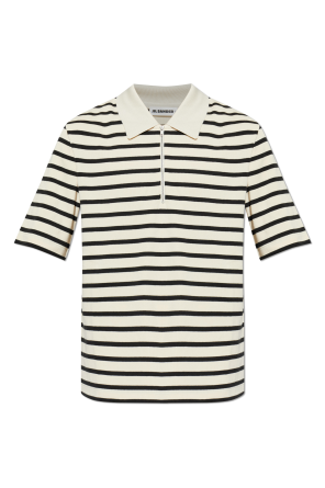 Striped pattern polo