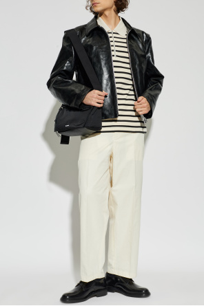 Polo con estampado de rayas od JIL SANDER+