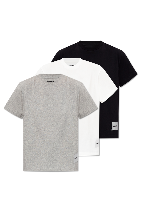 Three-pack of logo t-shirts od JIL SANDER
