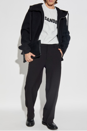 T-shirt with logo od JIL SANDER