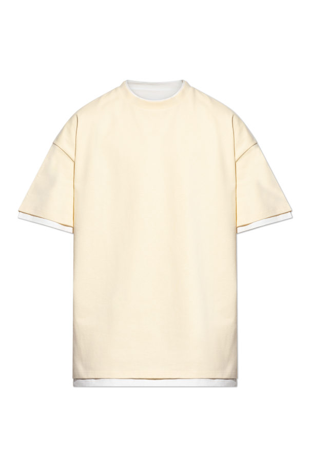 T-shirt with print od JIL SANDER