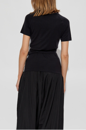Y-3 T-shirt with drawstrings