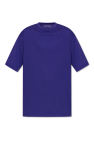 Y-3 PURPLE T-shirt with logo