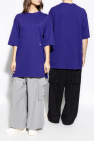 Y-3 PURPLE T-shirt with logo