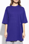 Y-3 PURPLE T-shirt with logo