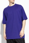 Y-3 PURPLE T-shirt with logo