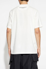 Y-3 WHITE T-shirt with printed logo