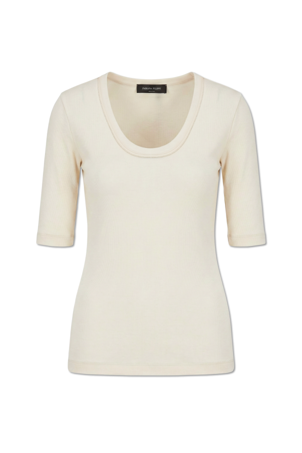 Fabiana Filippi T-shirt with shimmering sequins