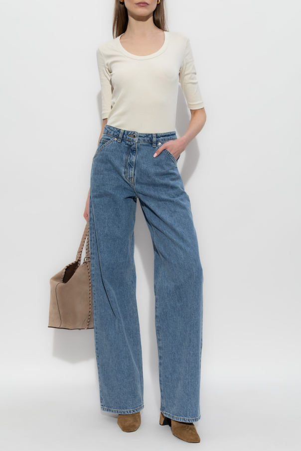 Fabiana Filippi T-shirt with shimmering sequins