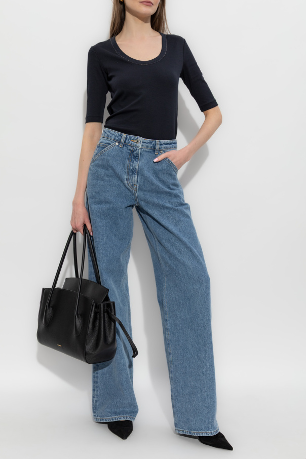 Fabiana Filippi T-shirt with shimmering sequins