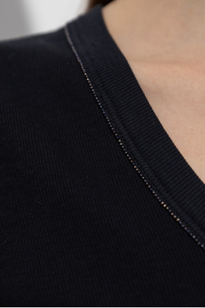 Fabiana Filippi T-shirt with shimmering sequins