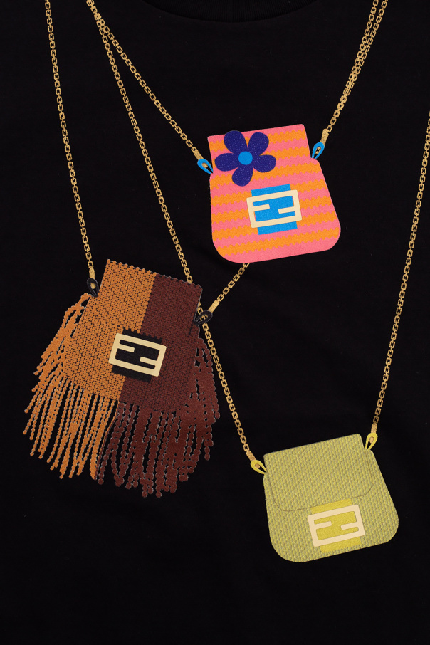 Fendi Kids Printed T-shirt