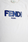 Fendi Kids Borsa a tracolla Fendi Mon Trésor in pelle monogram marrone