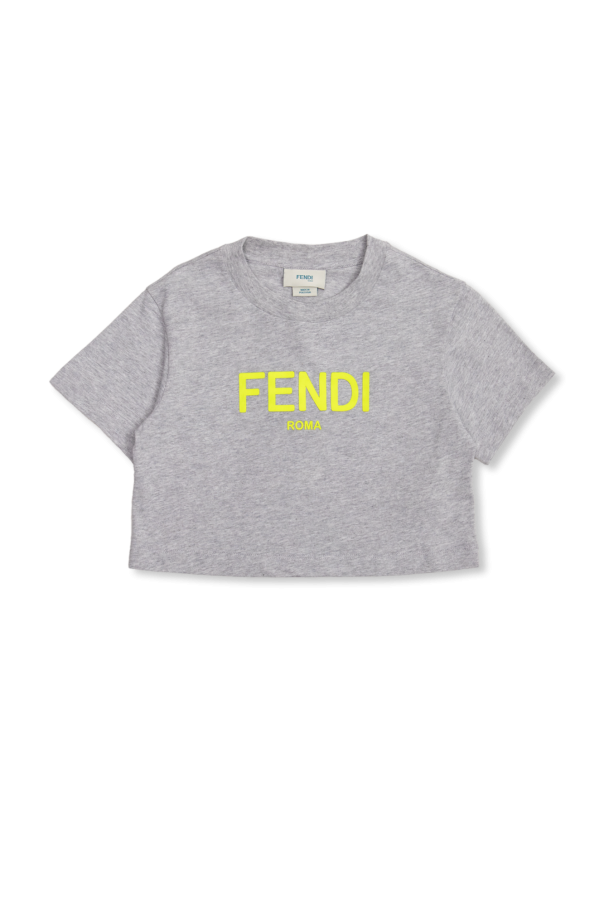 T-shirt with logo od Fendi Kids