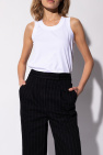 Junya Watanabe Comme des Garçons WHITE Crewneck tank top