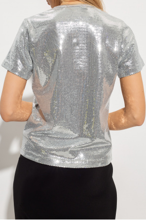 Junya Watanabe Comme des Garçons T-shirt with sequin inserts