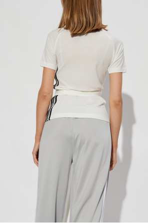 Y-3 T-shirt with drawstrings