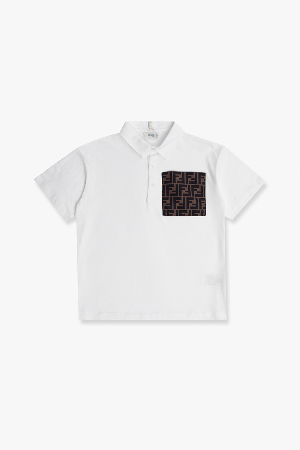 Fendi Kids Fred Perry Kids embroidered-logo detail polo usb shirt Grün