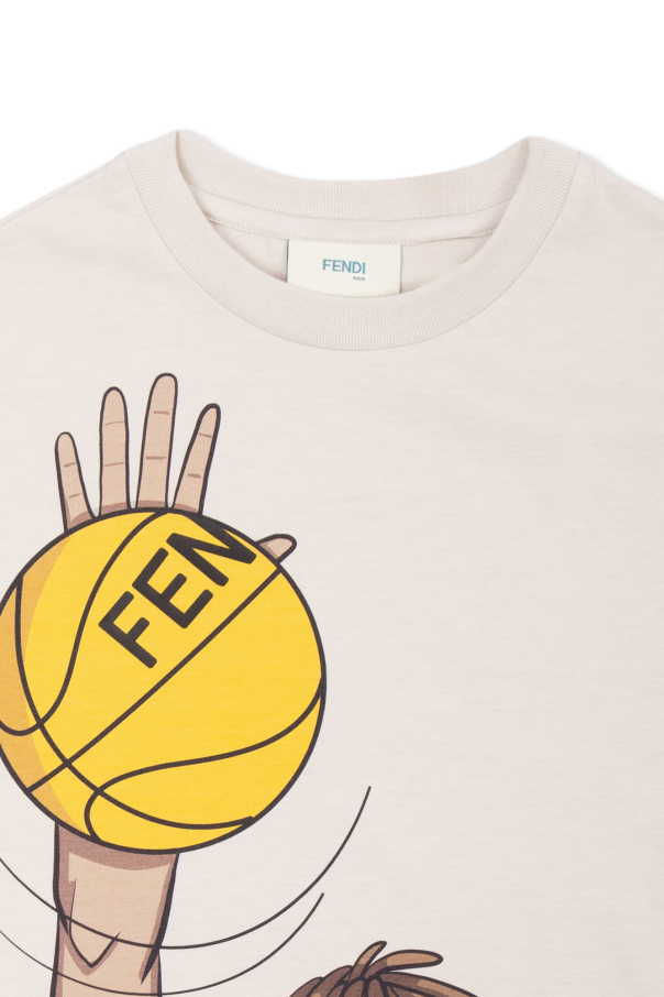 Fendi Kids Printed T-shirt