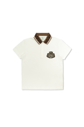 Bawełniane polo z naszywką z logo