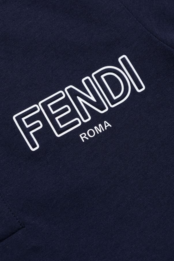 Fendi Kids Polo with logo