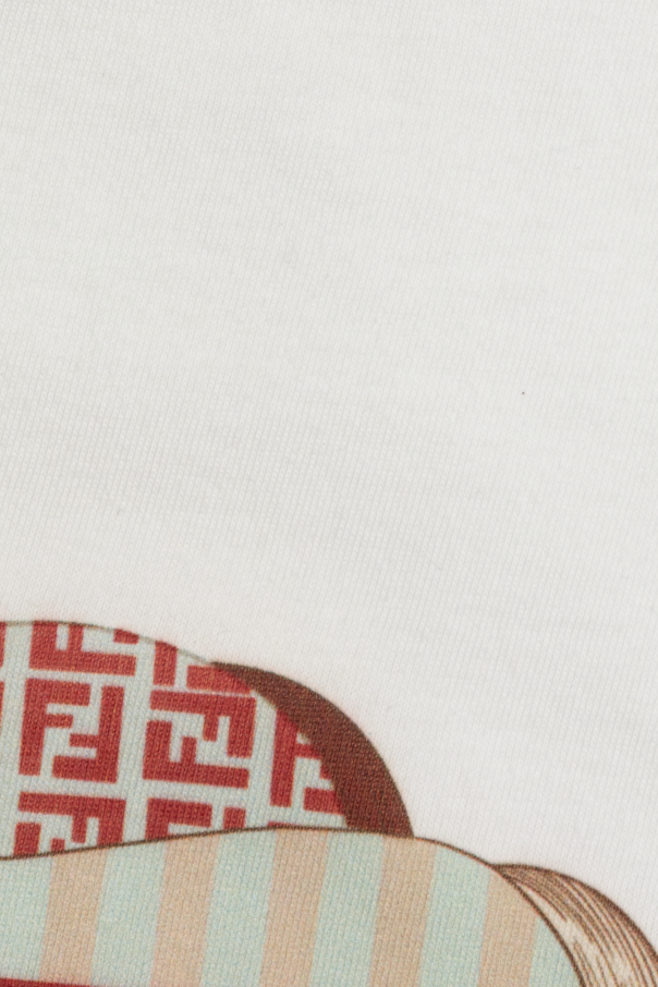 Fendi Kids T-shirt com estampado