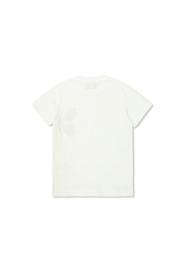 Fendi Kids T-Shirt mit farbigem Aufdruck