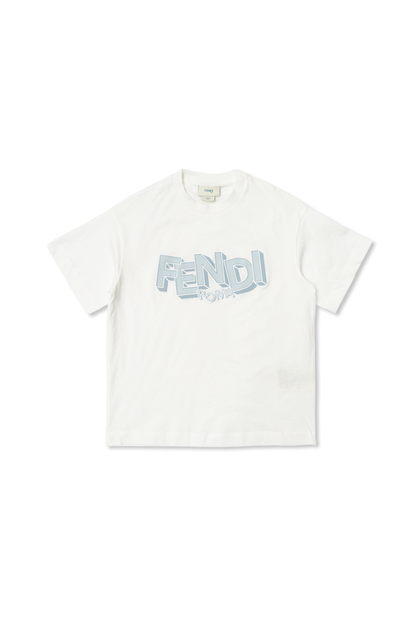T-shirt with logo od Fendi Kids