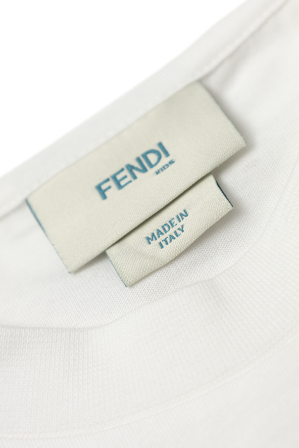 Fendi Kids Camiseta con logo