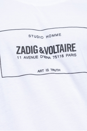 Zadig & Voltaire T-shirt z logo ‘Ted’