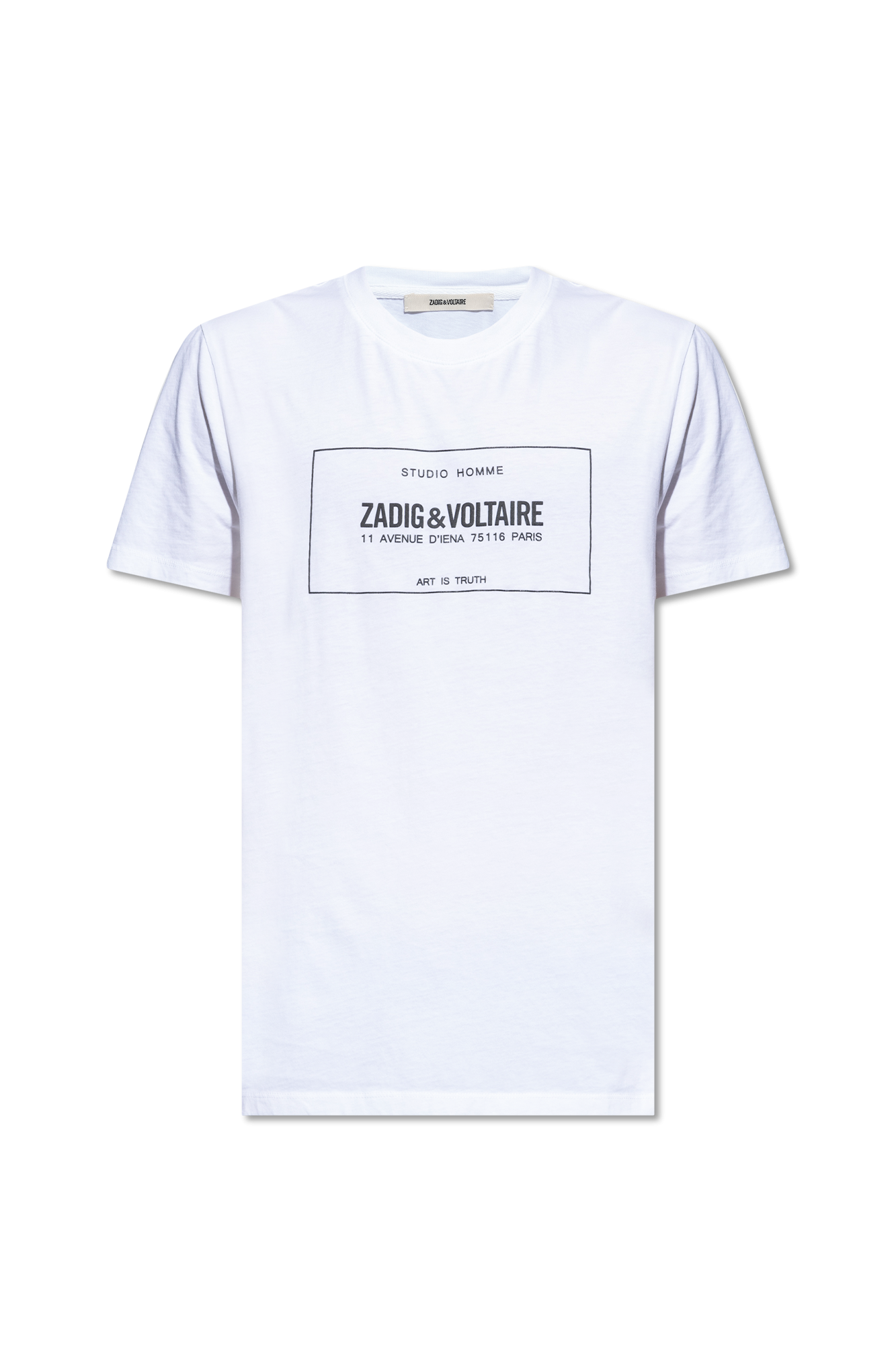 Zadig & Voltaire ‘Ted’ T-shirt with logo | Men's Clothing | Vitkac