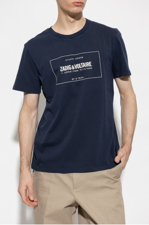 Zadig & Voltaire ‘Ted’ T-shirt Baumwolle with logo