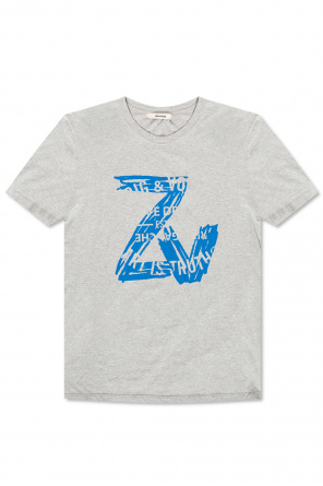 sprayed logo-print T-shirt