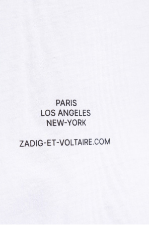 Zadig & Voltaire T-shirt z nadrukiem ‘Ted’