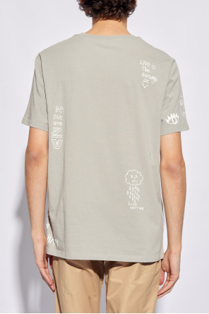 Zadig & Voltaire ‘Ted’ T-shirt with prints