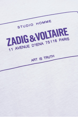 Zadig & Voltaire ‘Ted’ T-shirt with logo