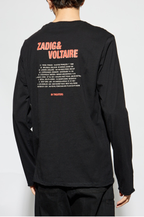 Zadig & Voltaire T-shirt z długimi rękawami  `Hector`