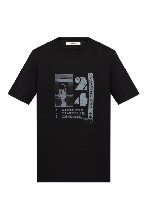 Zadig & Voltaire T-shirt z nadrukiem