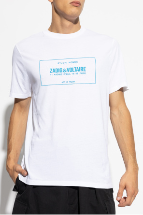 Zadig & Voltaire T-shirt z logo `Ted`