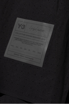 Y-3 T-shirt z perforacją