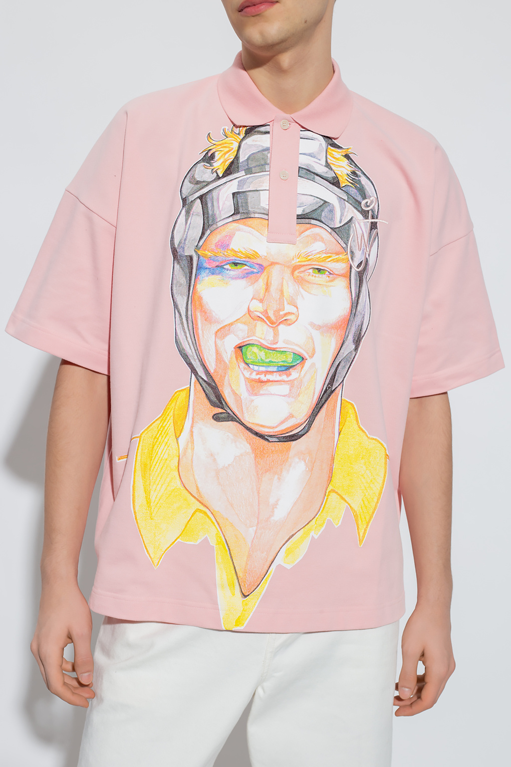 J.W. Anderson x Pol Anglada JW Anderson - Champion Crewneck Erkek 